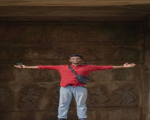 Smiling man portrait