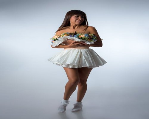 Smiling woman portrait